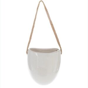 New!! White Hanging Planter